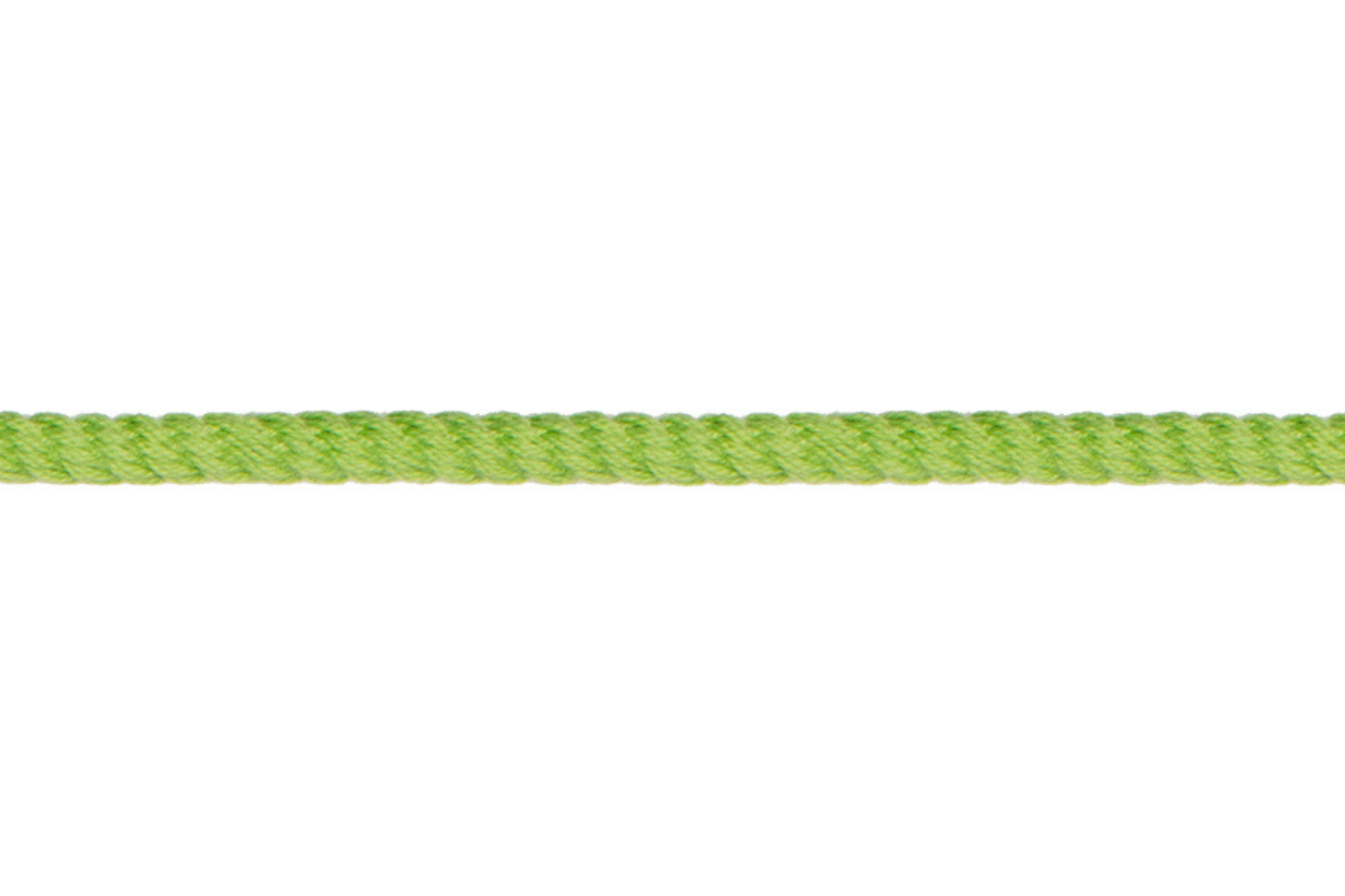 Parkakordel aus Baumwolle Durchmesser 4mm in apfelgrün