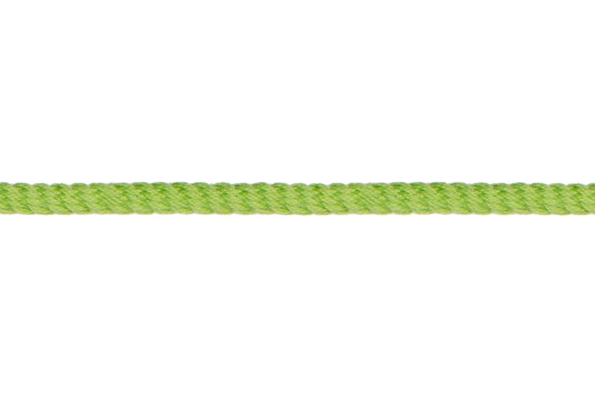 Parkakordel aus Baumwolle Durchmesser 4mm in apfelgrün