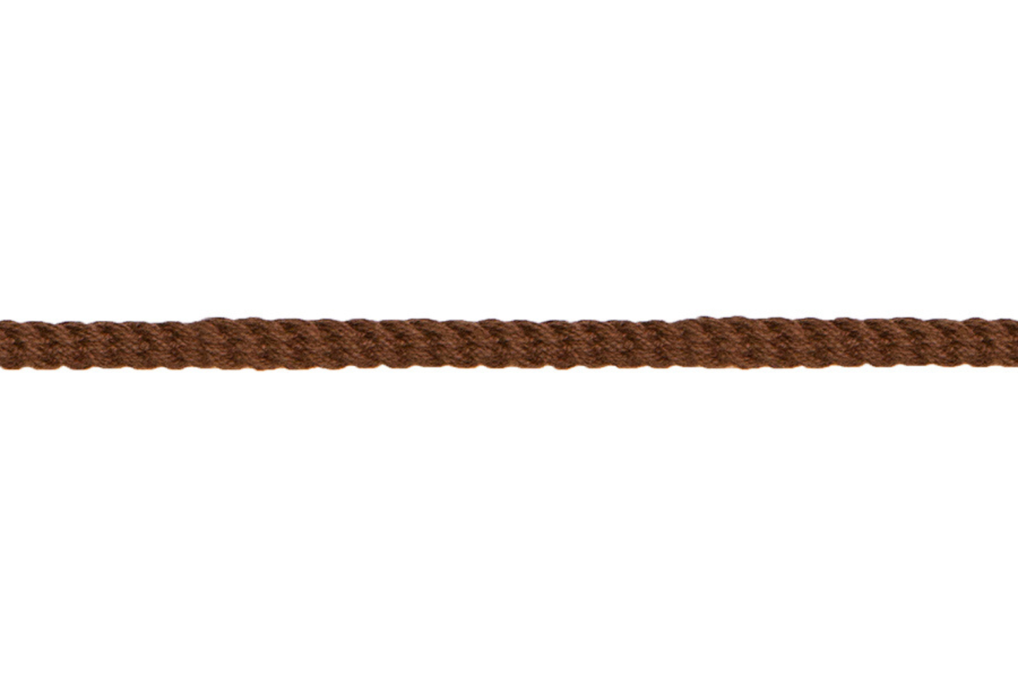 Parkakordel aus Baumwolle Durchmesser 4mm in brandy