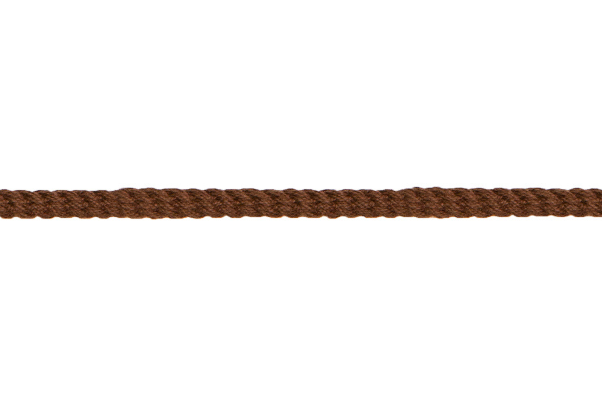 Parkakordel aus Baumwolle Durchmesser 4mm in brandy