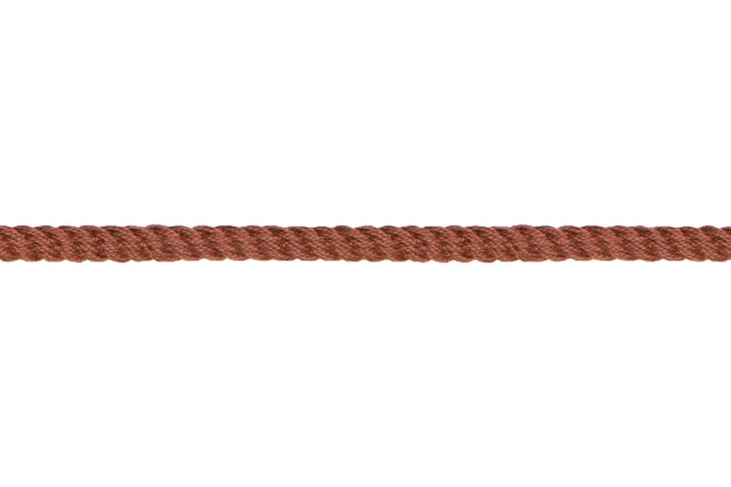 Parkakordel aus Baumwolle Durchmesser 4mm in braun