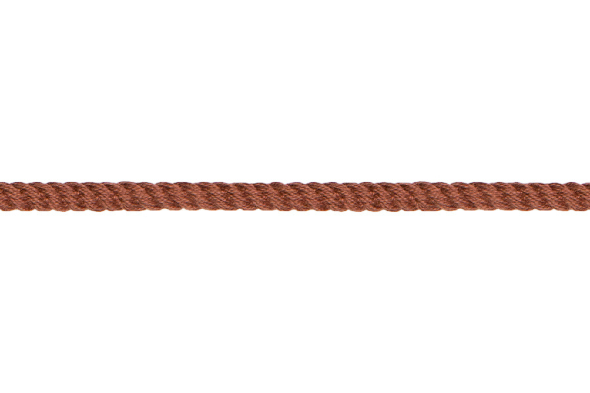 Parkakordel aus Baumwolle Durchmesser 4mm in braun