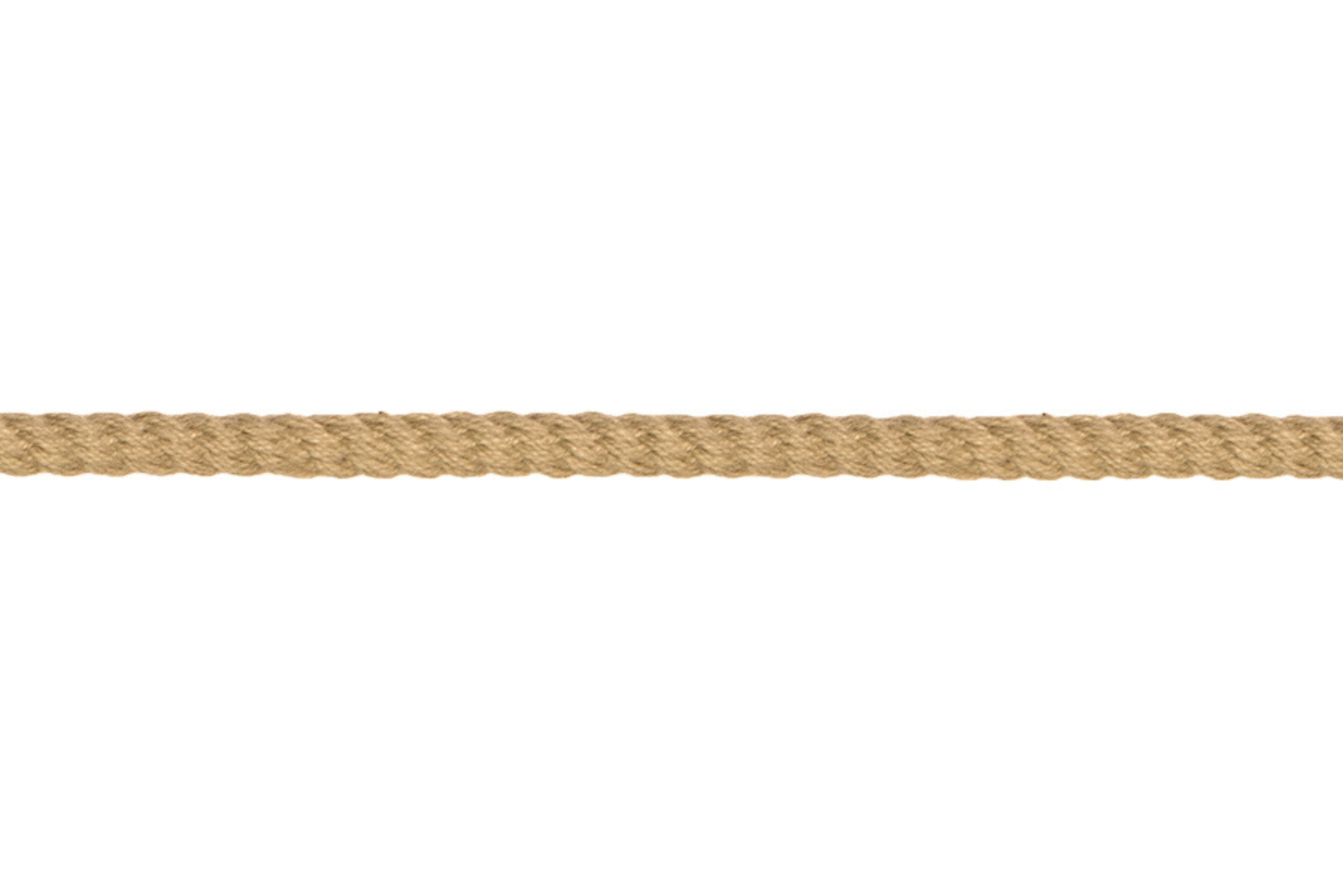 Parkakordel aus Baumwolle Durchmesser 4mm in dunkelbeige