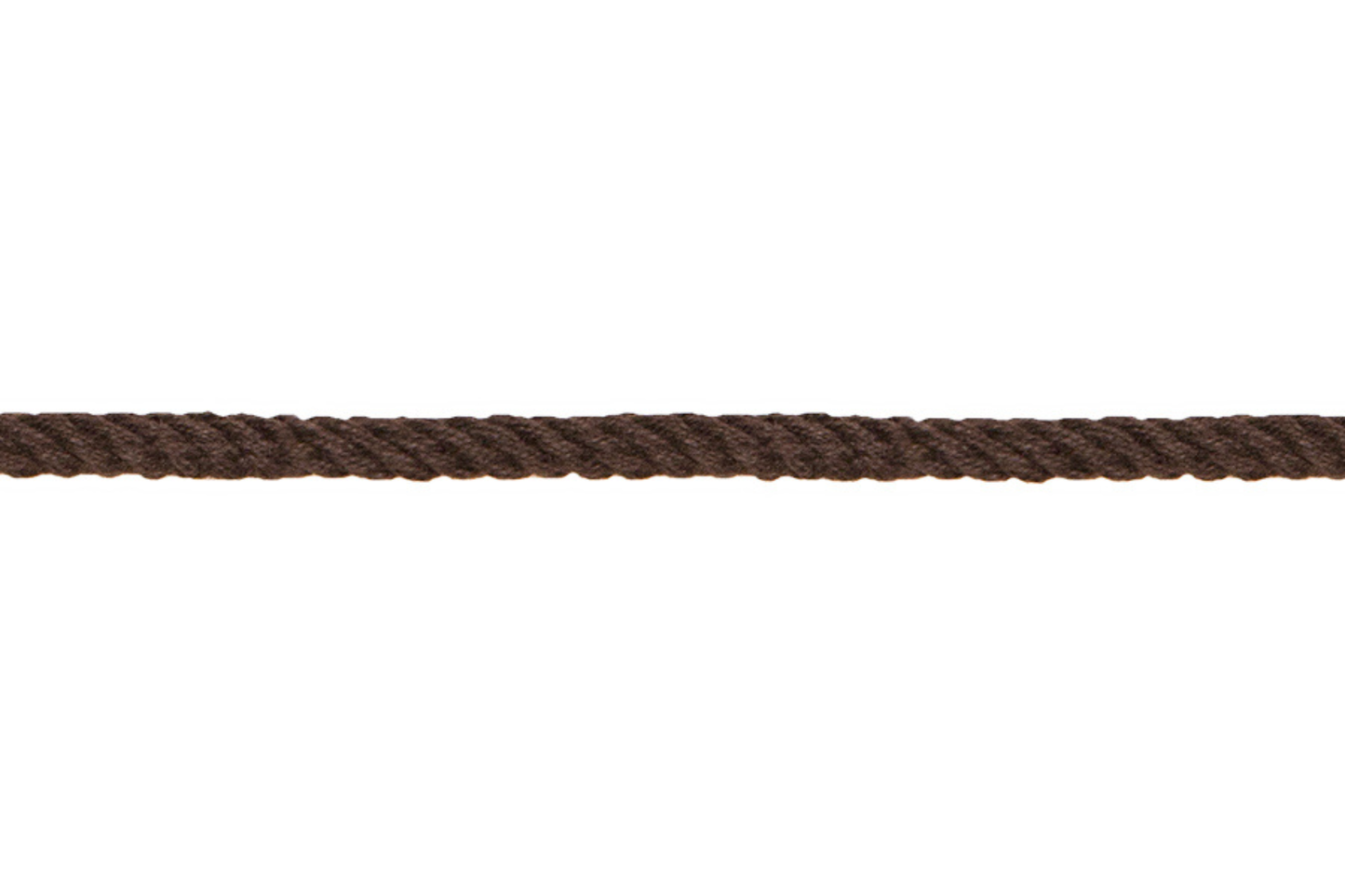 Parkakordel aus Baumwolle Durchmesser 4mm in dunkelbraun