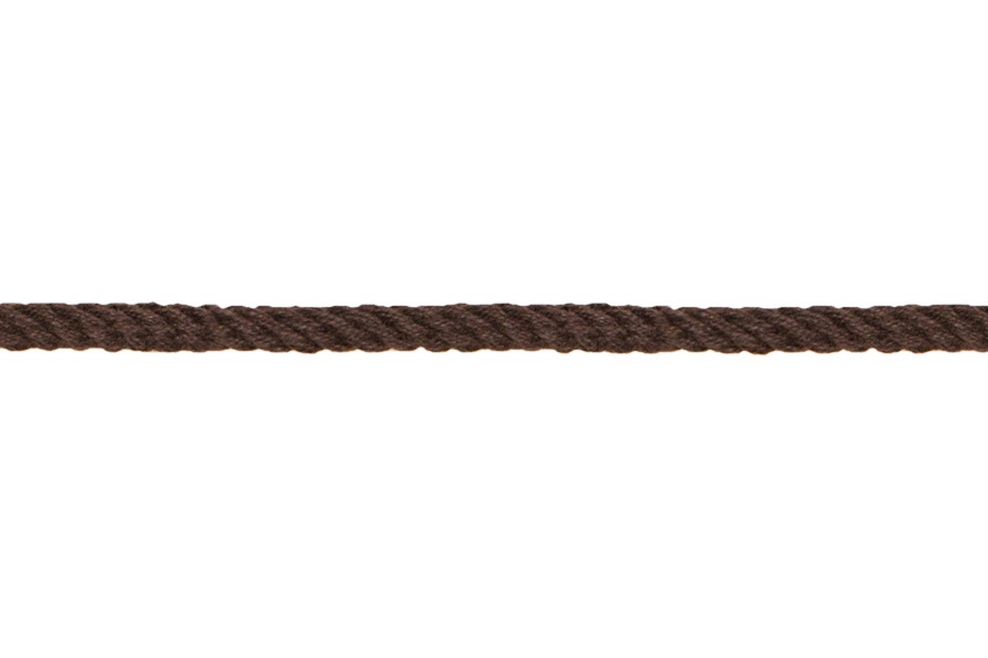 Parkakordel aus Baumwolle Durchmesser 4mm in dunkelbraun