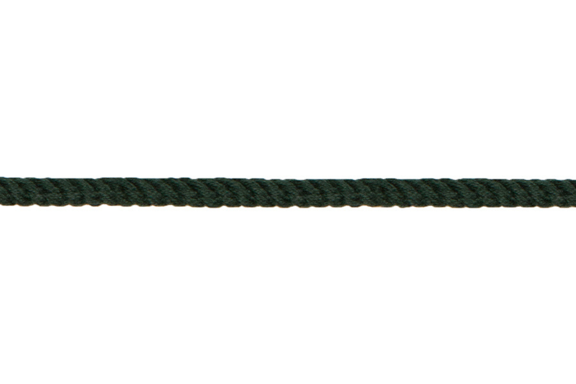 Parkakordel aus Baumwolle Durchmesser 4mm in dunkelgrün
