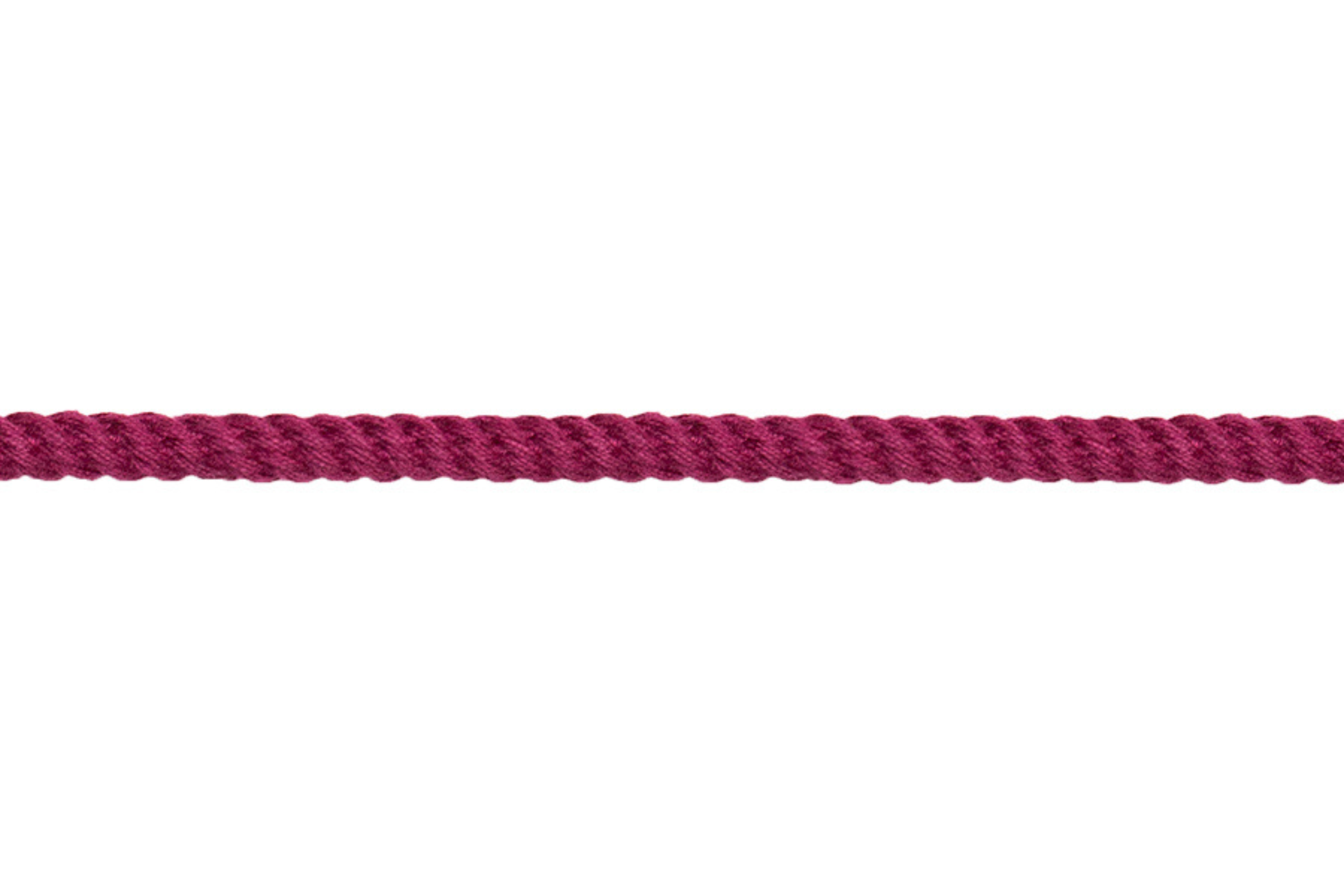 Parkakordel aus Baumwolle Durchmesser 4mm in Dunkelrot