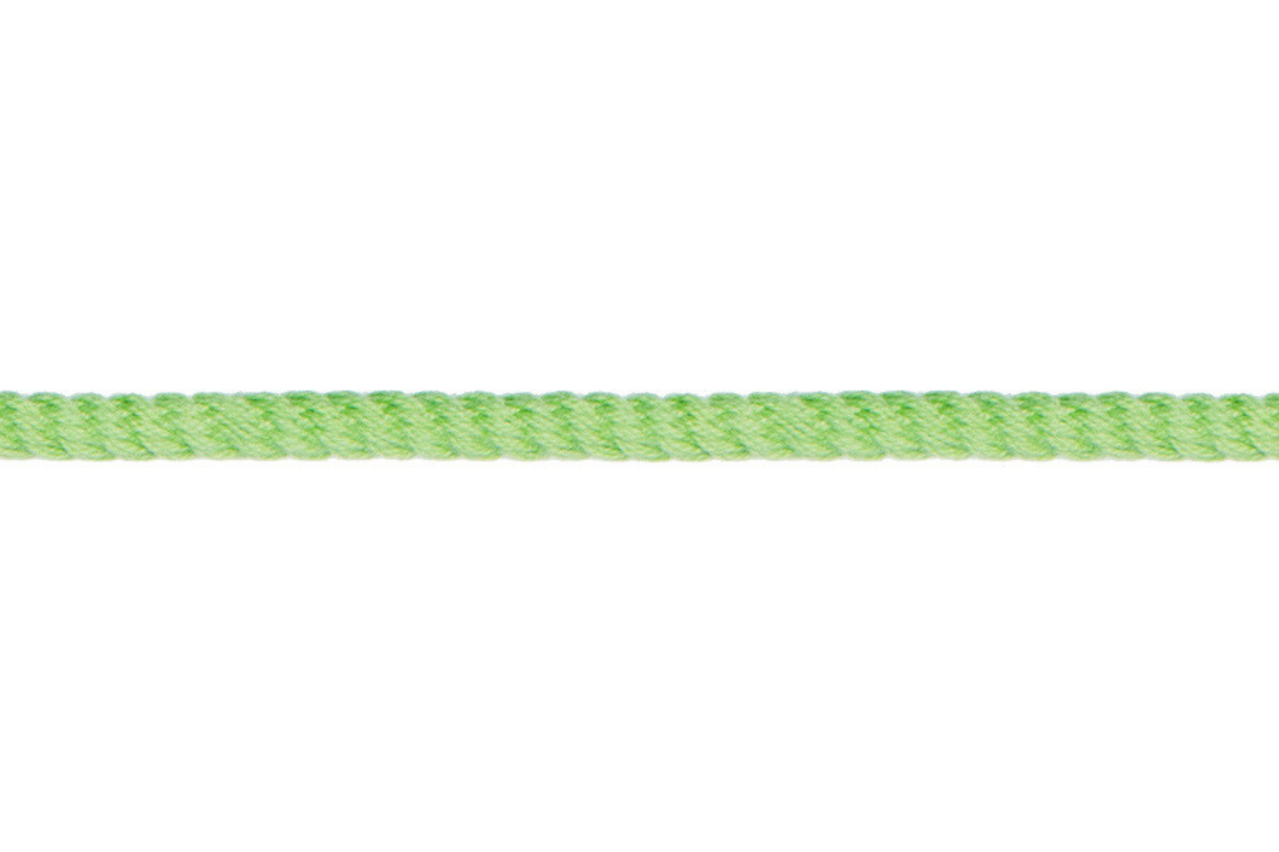 Parkakordel aus Baumwolle Durchmesser 4mm in grasgrün