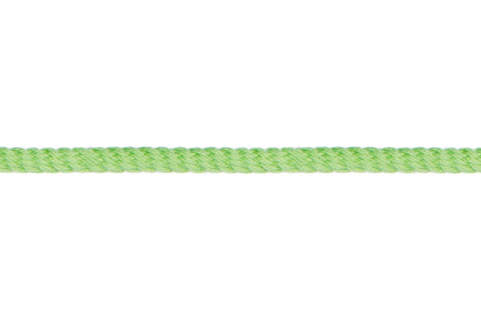 Parkakordel aus Baumwolle Durchmesser 4mm in grasgrün