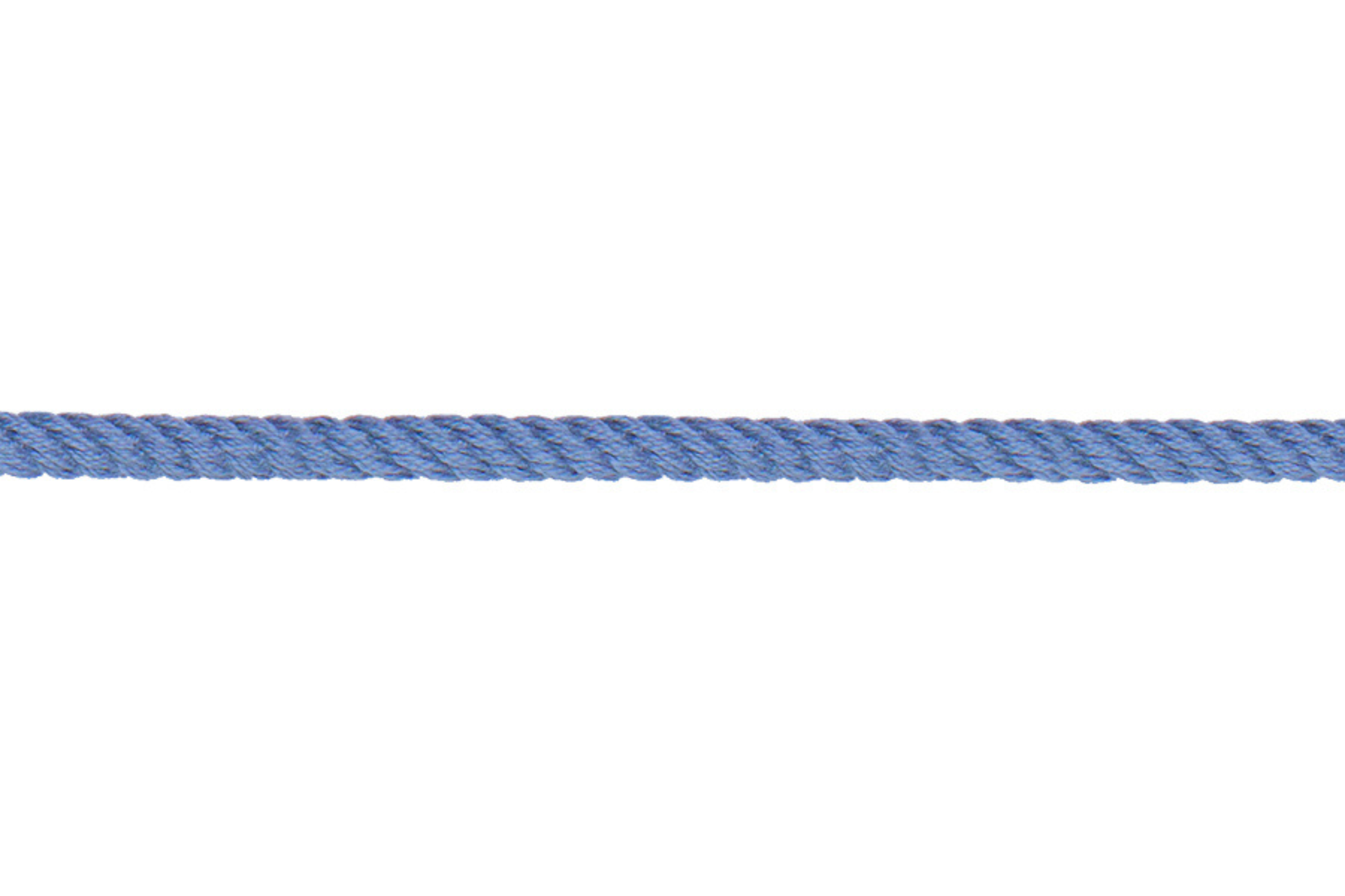 Parkakordel aus Baumwolle Durchmesser 4mm in jeansblau
