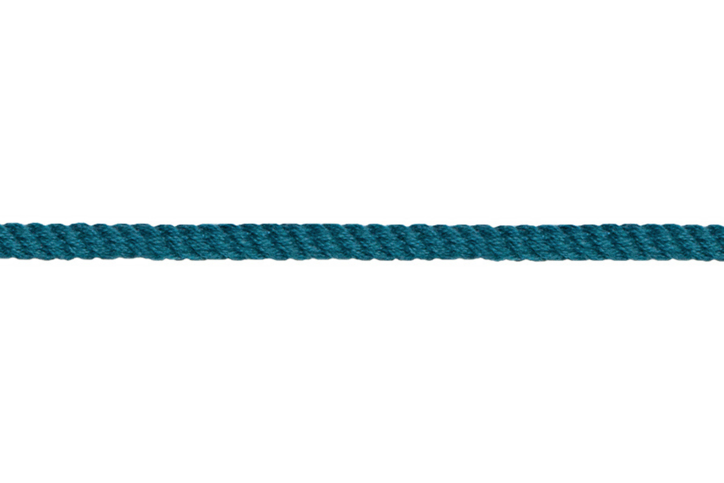 Parkakordel aus Baumwolle Durchmesser 4mm in Petrol