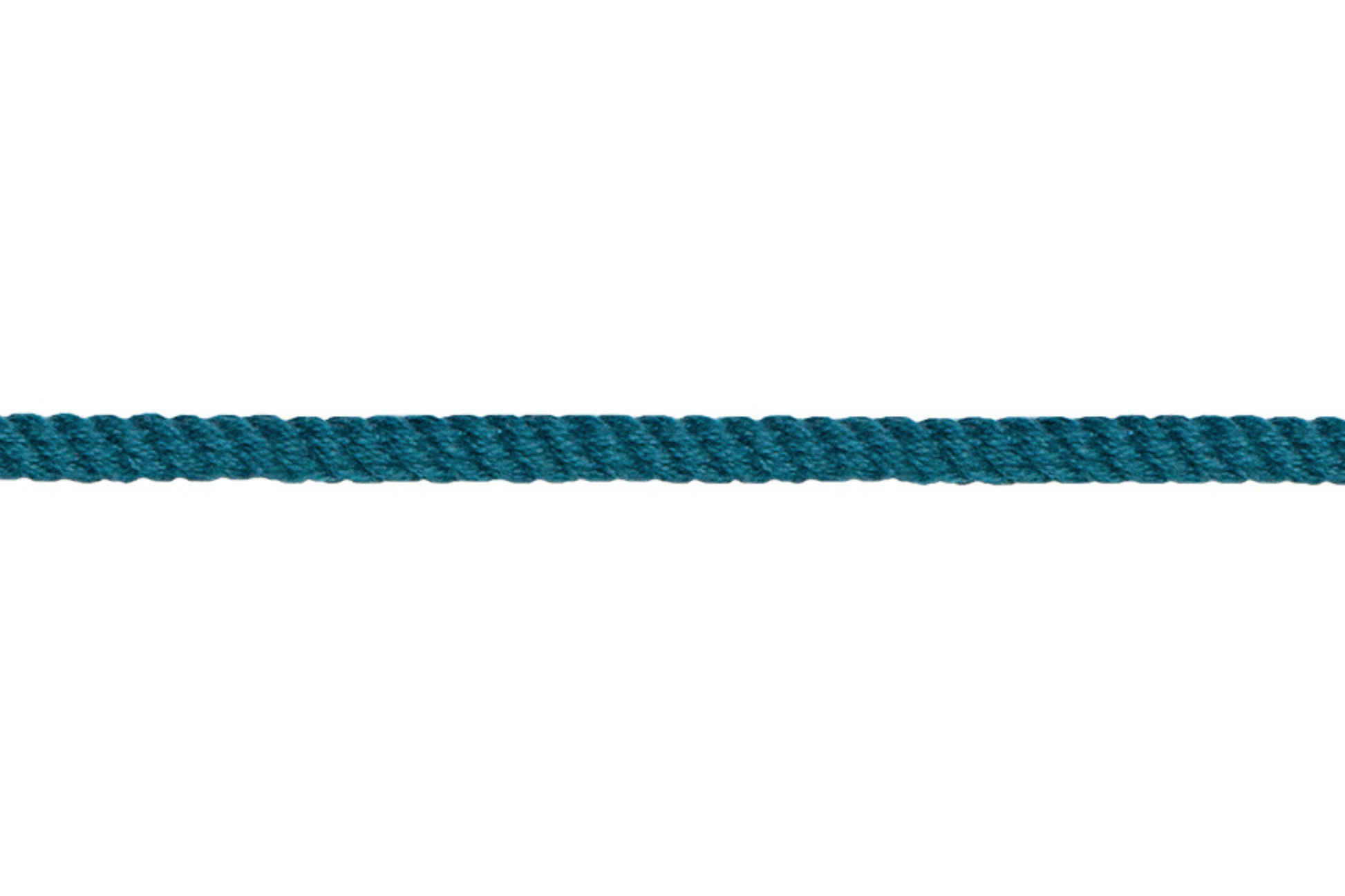 Parkakordel aus Baumwolle Durchmesser 4mm in Petrol