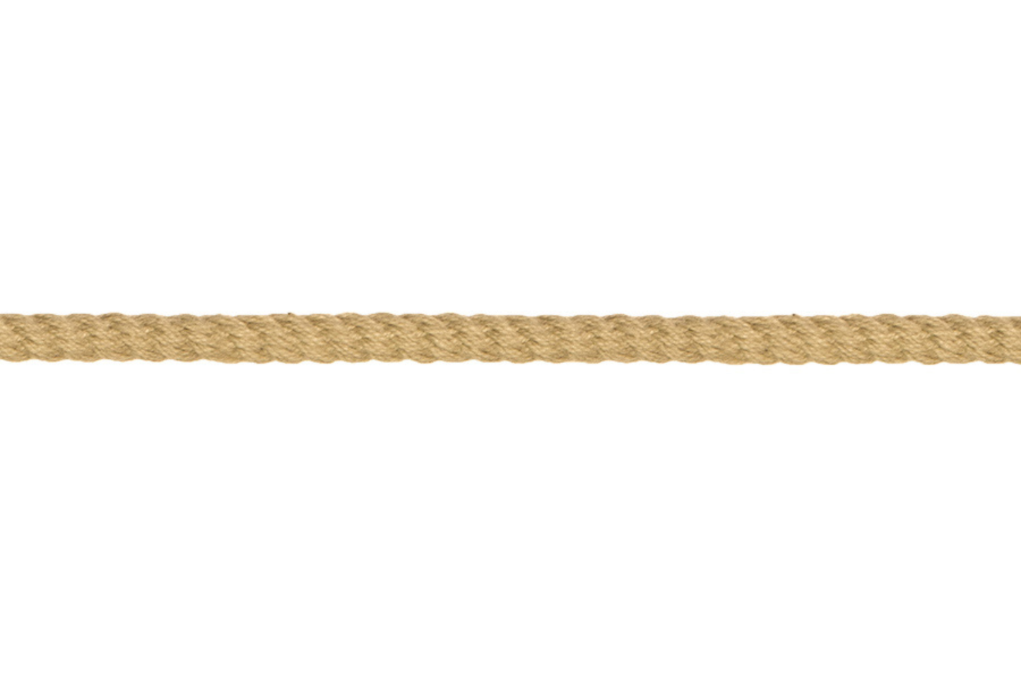 Parkakordel aus Baumwolle Durchmesser 4mm in tiefbeige
