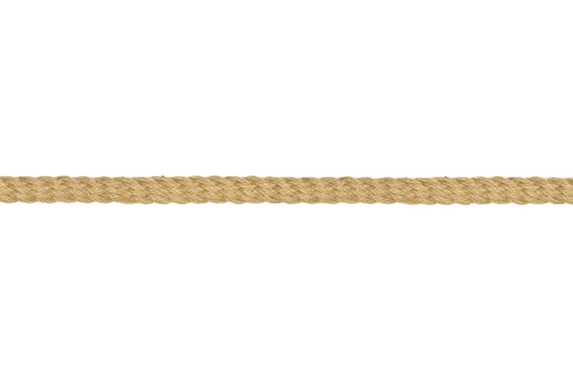 Parkakordel aus Baumwolle Durchmesser 4mm in tiefbeige