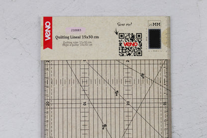 QuiltingLineal 15x30cm für Patchwork