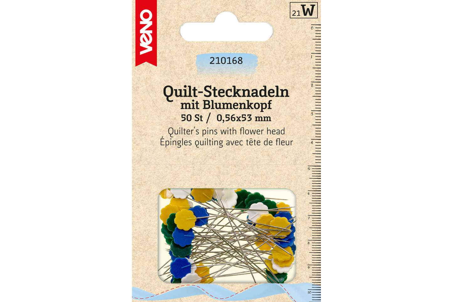 Quilt-Stecknadeln, 50 Stück