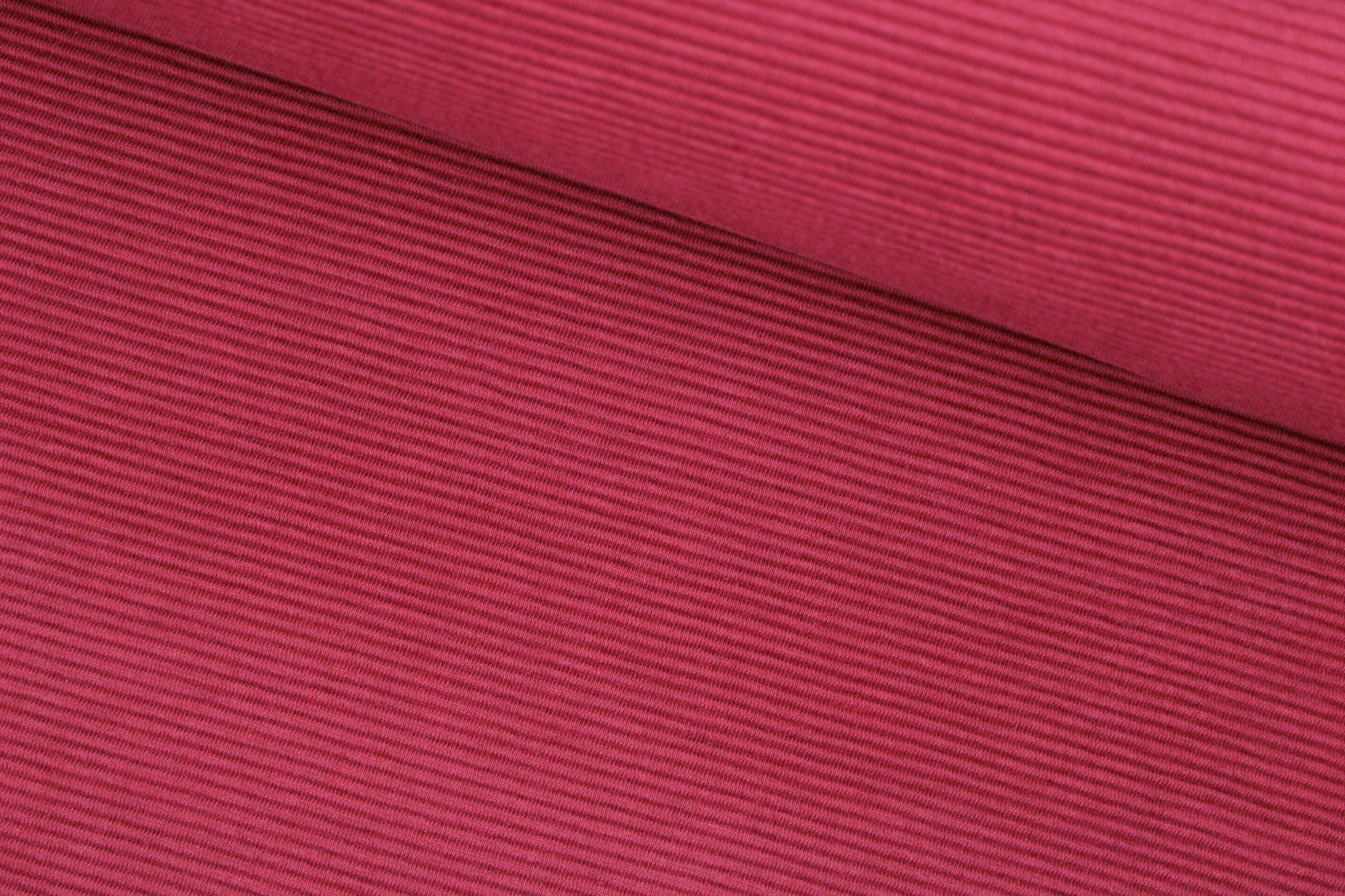 Rippjersey Bergen in uni burgundy quer