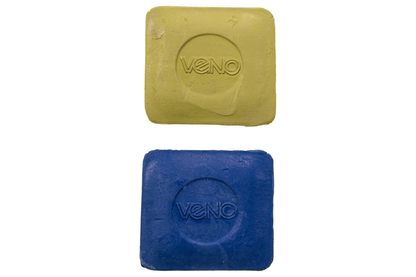 Schneiderkreide in Blau und Gelb