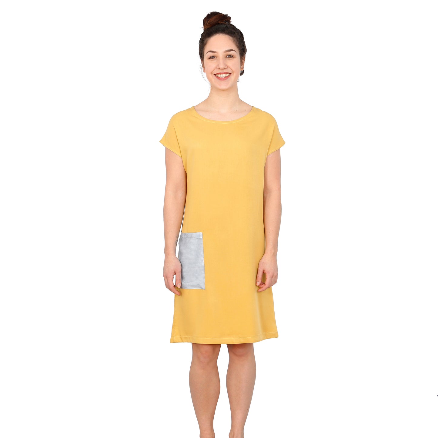 Schnittmuster Frau Konni Kleid mit großen Taschen