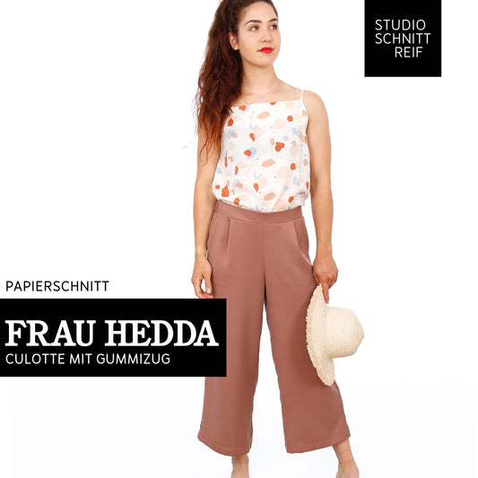 Schnittmuster für die Culottehose Frau Hedda von Studio Schnittreif