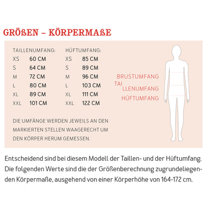 Schnittmuster Frau Ada weite Jerseyhose Maßtabelle