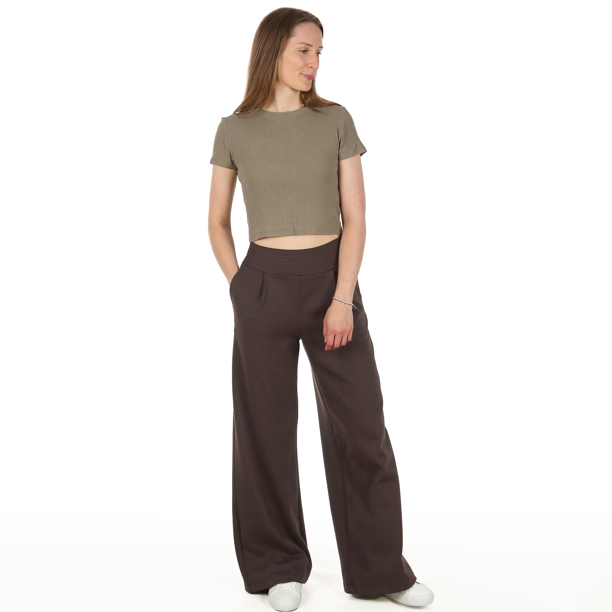 Schnittmuster Frau Ada weite Jerseyhose