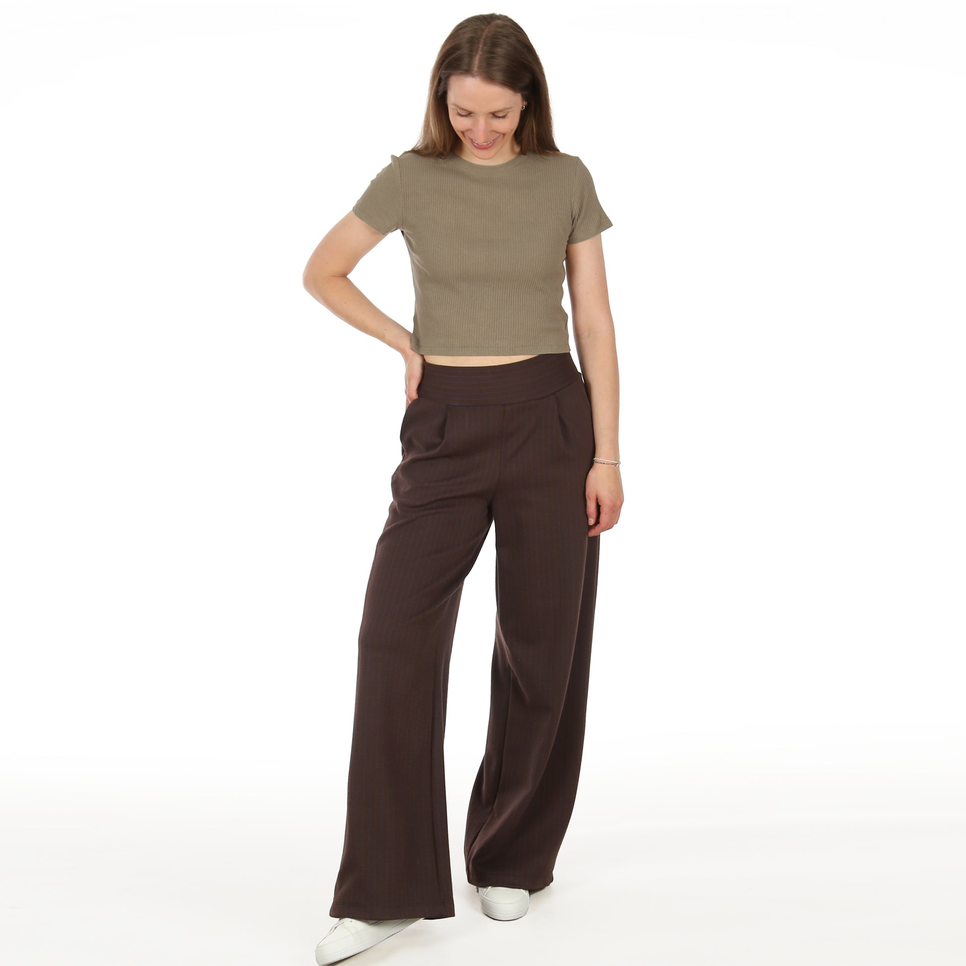 Schnittmuster Frau Ada weite Jerseyhose