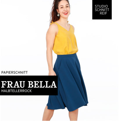 Schnittmuster Frau Bella Halbtellerrock von Studio Schnittreif