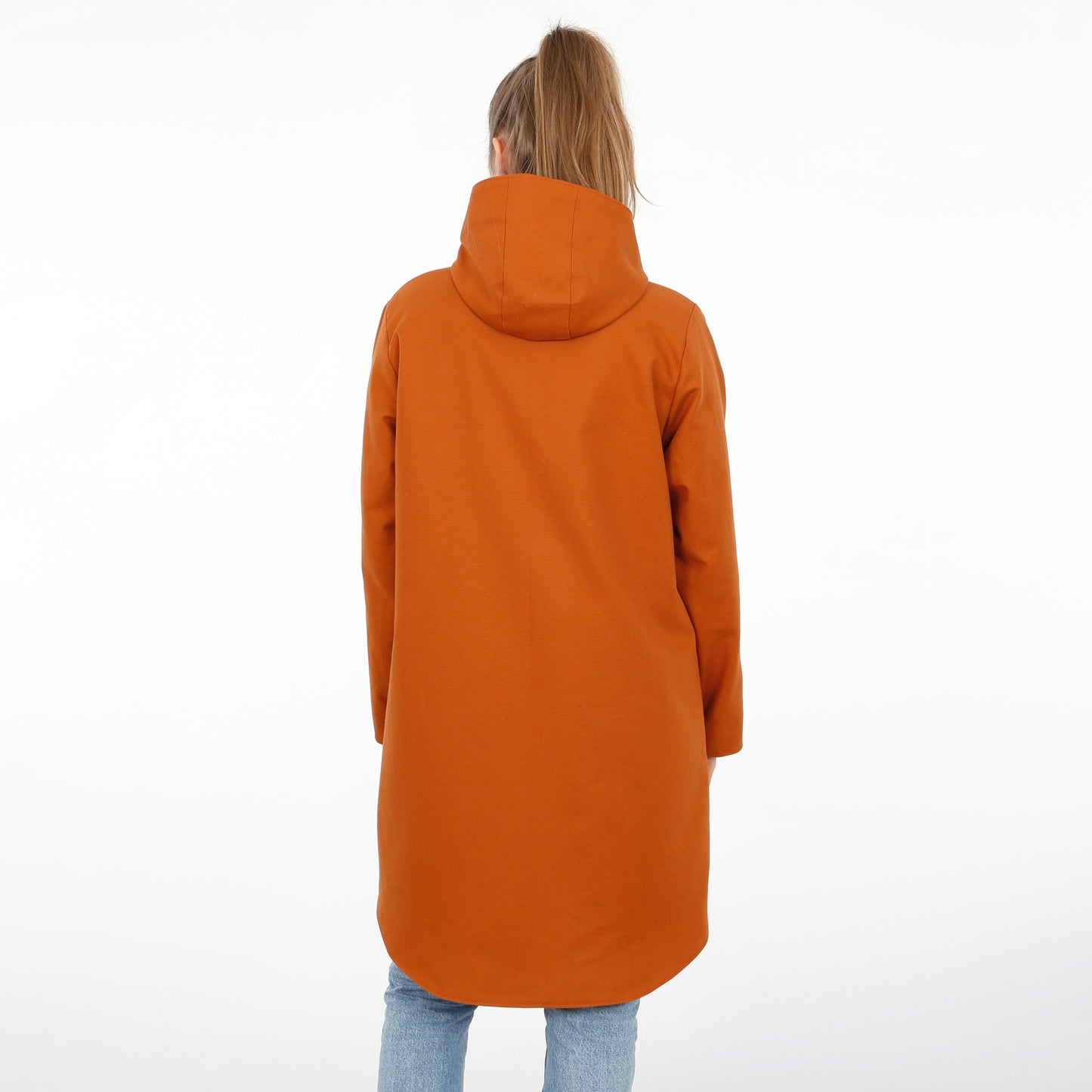 Schnittmuster Frau Karo gefütterter Parka von Hinten