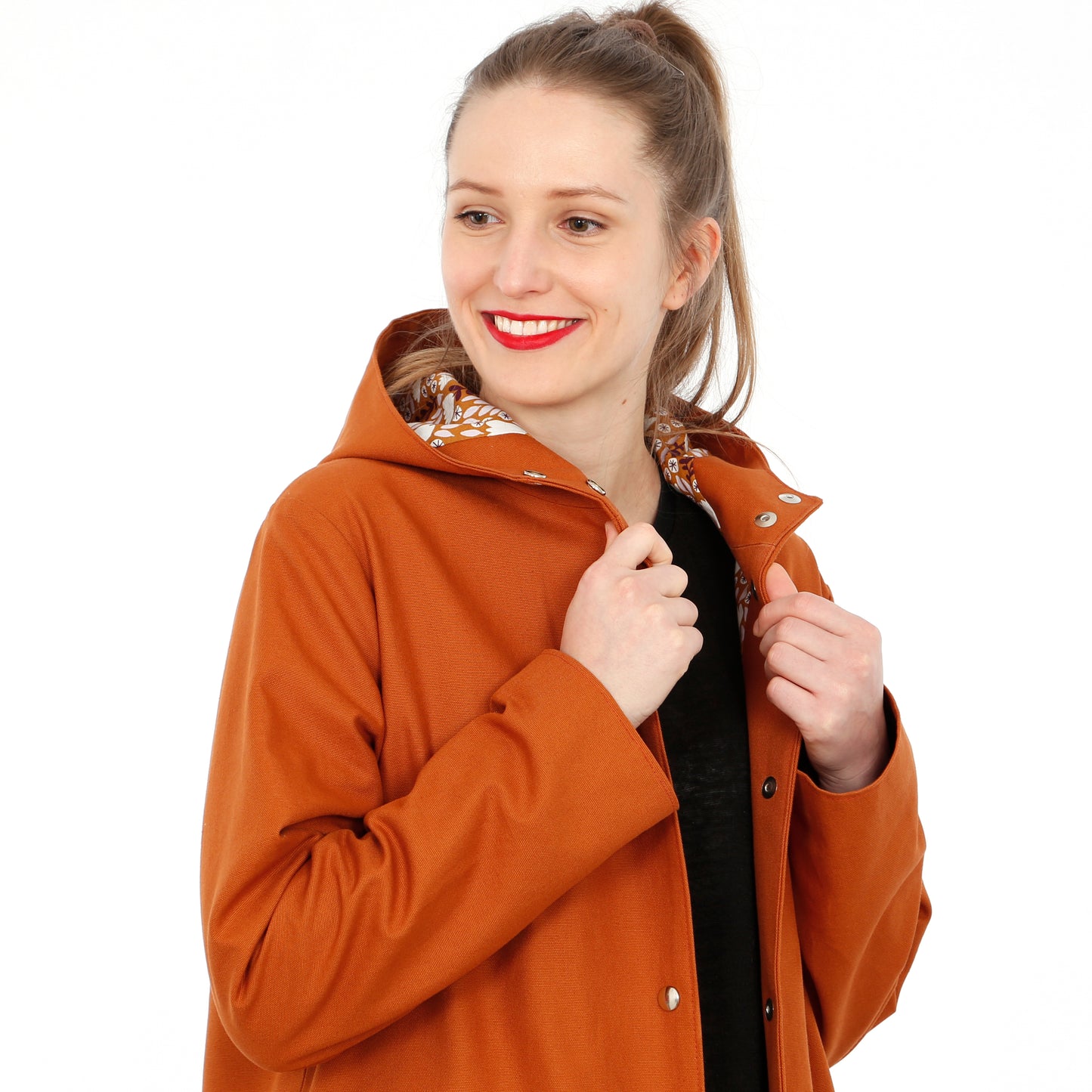 Schnittmuster Frau Karo gefütterter Parka