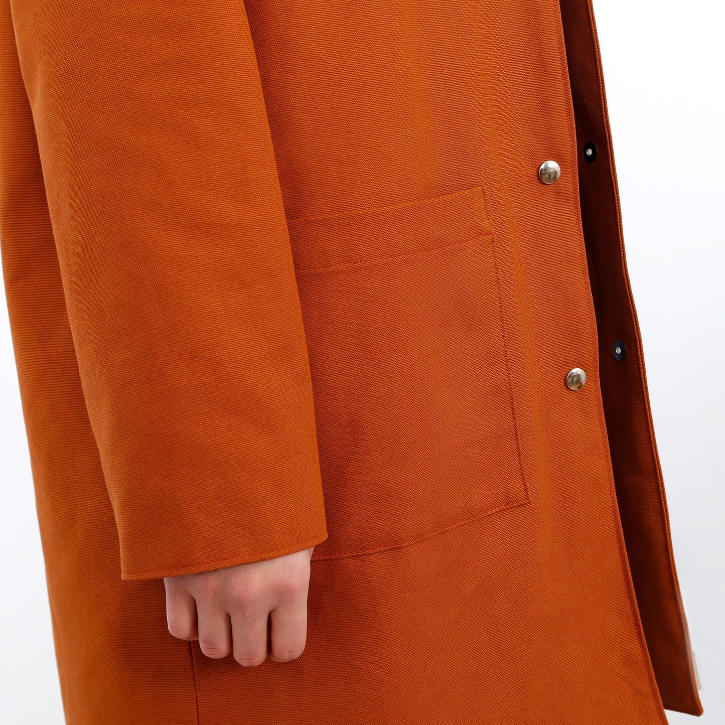 Schnittmuster Frau Karo gefütterter Parka Taschendetail