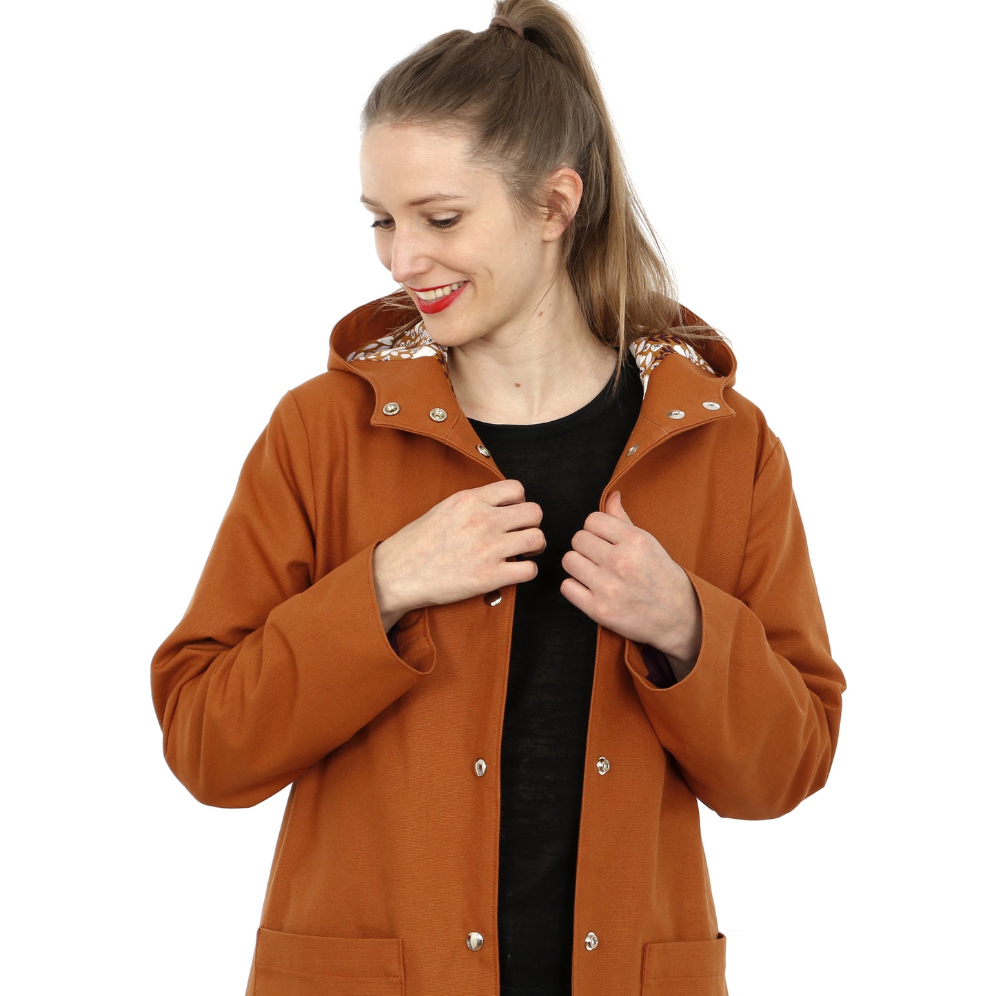 Schnittmuster Frau Karo gefütterter Parka