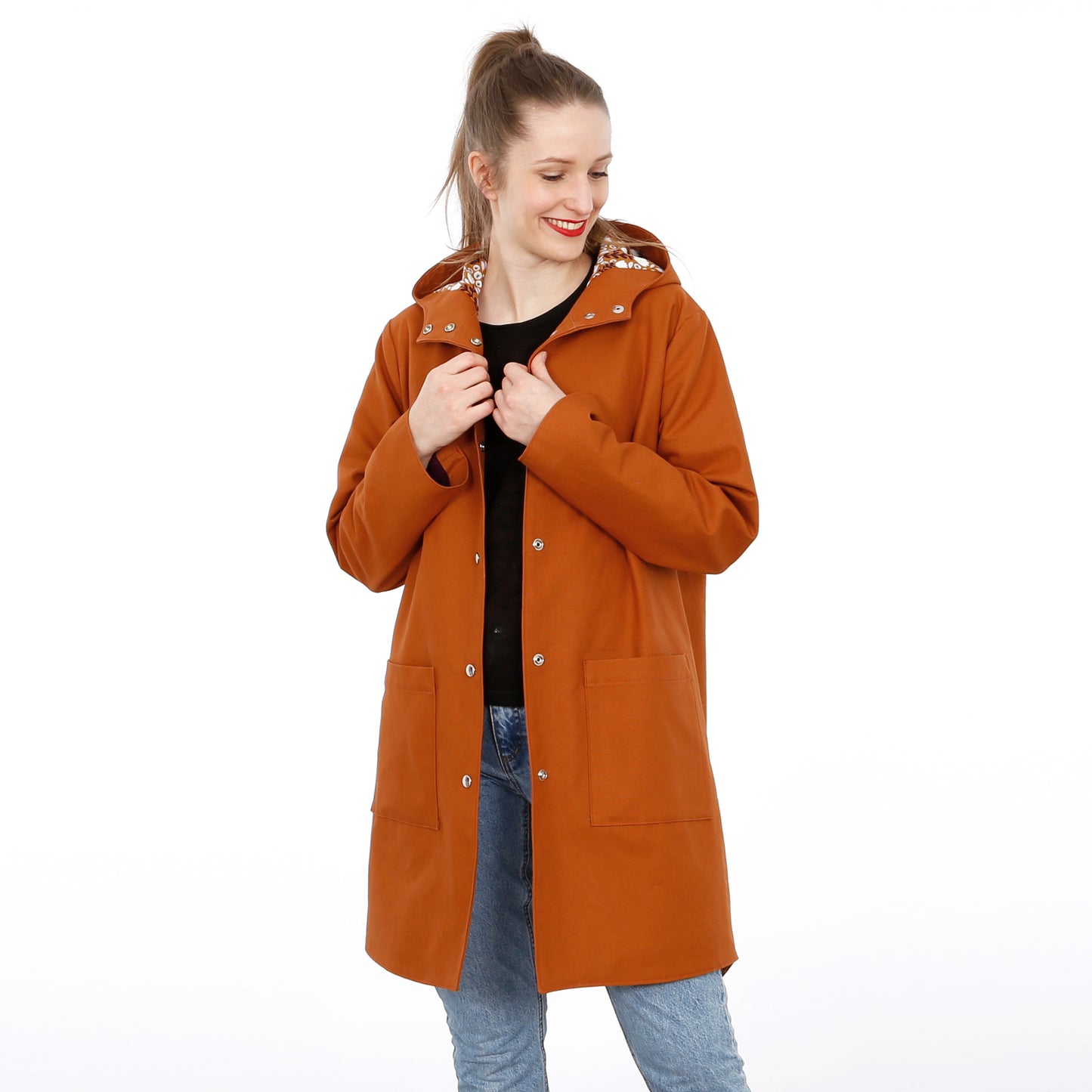 Schnittmuster Frau Karo gefütterter Parka