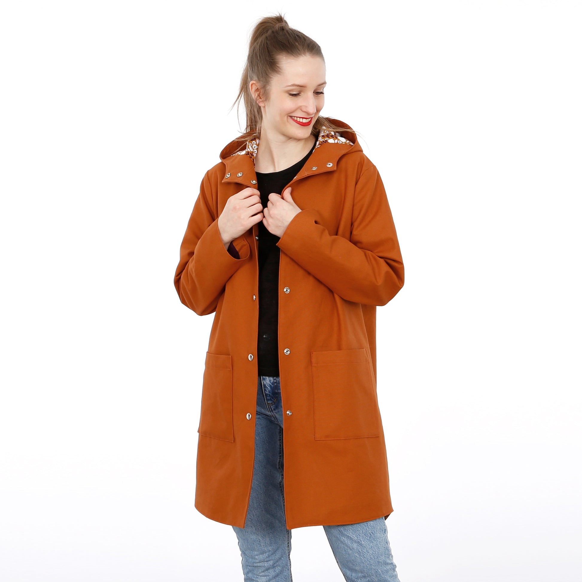 Schnittmuster Frau Karo gefütterter Parka