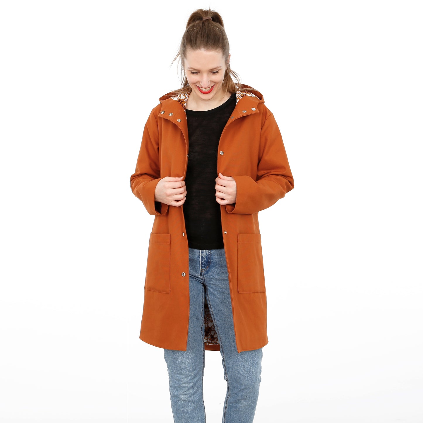 Schnittmuster Frau Karo gefütterter Parka