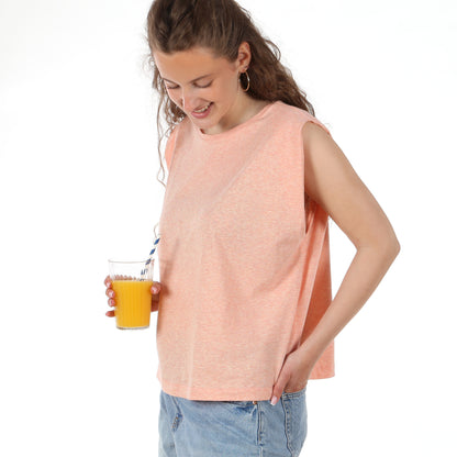 Schnittmuster Frau Thea Top mit tiefem Armloch