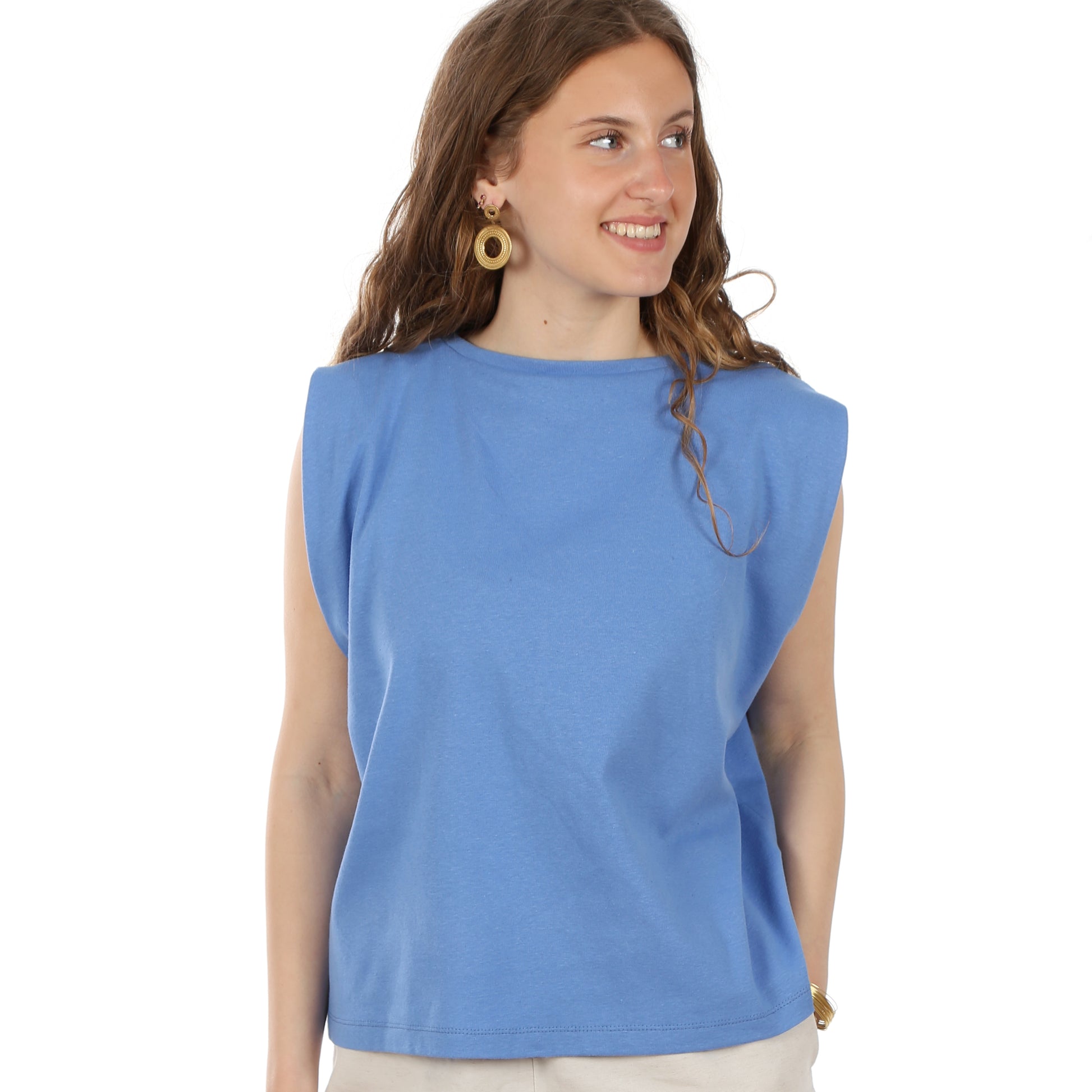 Schnittmuster Frau Thea Top mit tiefem Armloch