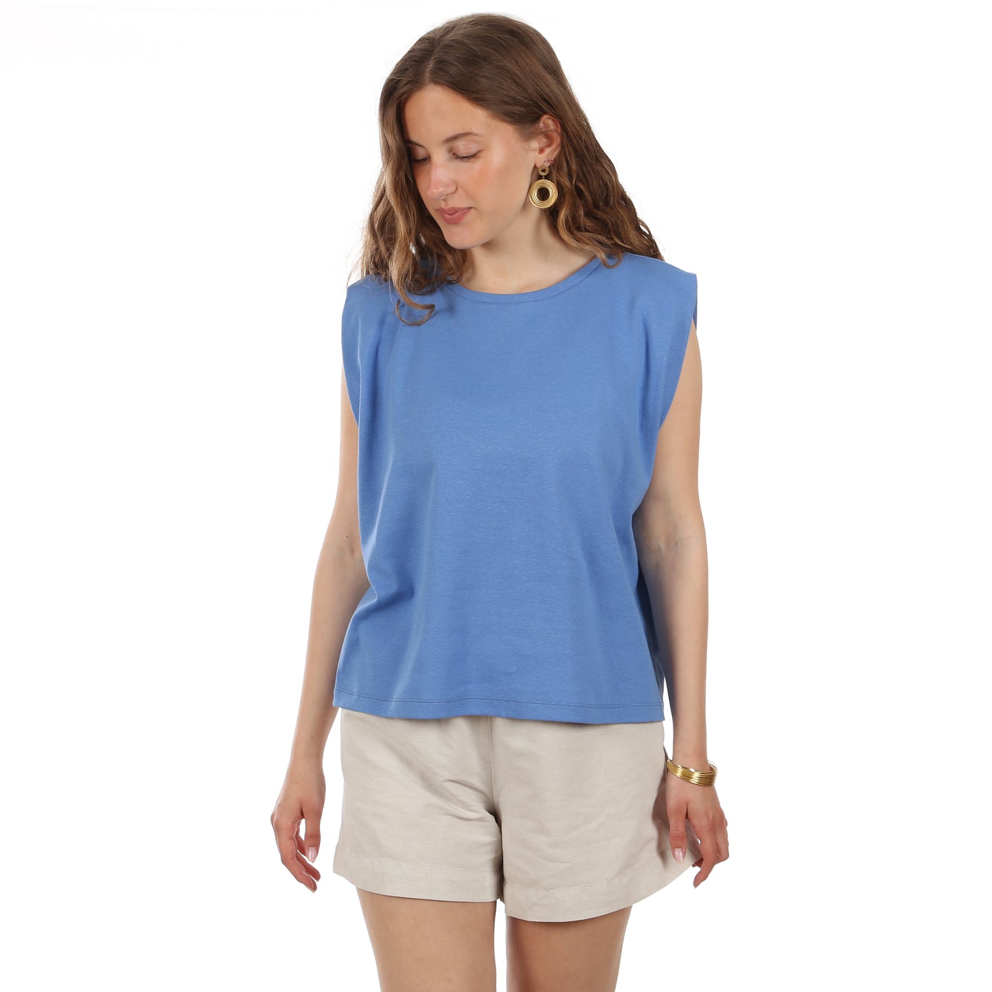 Schnittmuster Frau Thea Top mit tiefem Armloch
