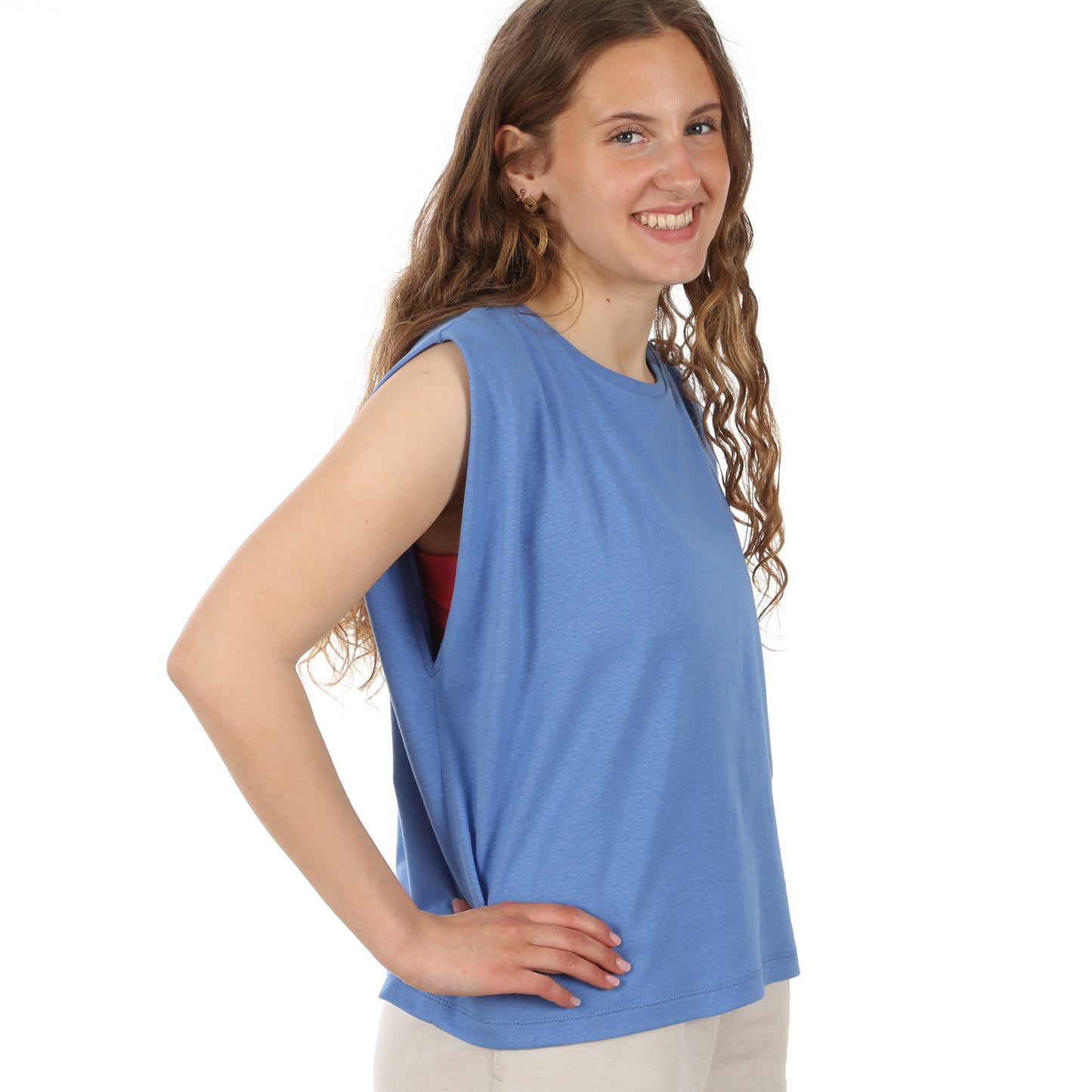 Schnittmuster Frau Thea Top mit tiefem Armloch