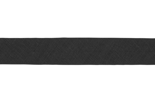 Baumwoll-Schrägband in schwarz