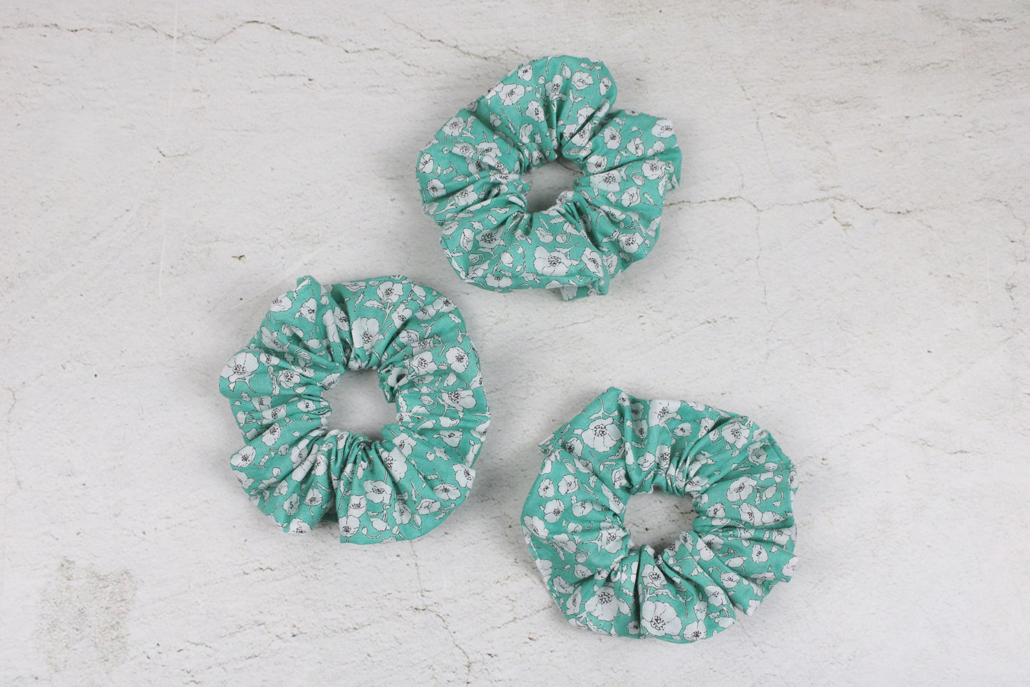 Scrunchie Petite Flowers - mint