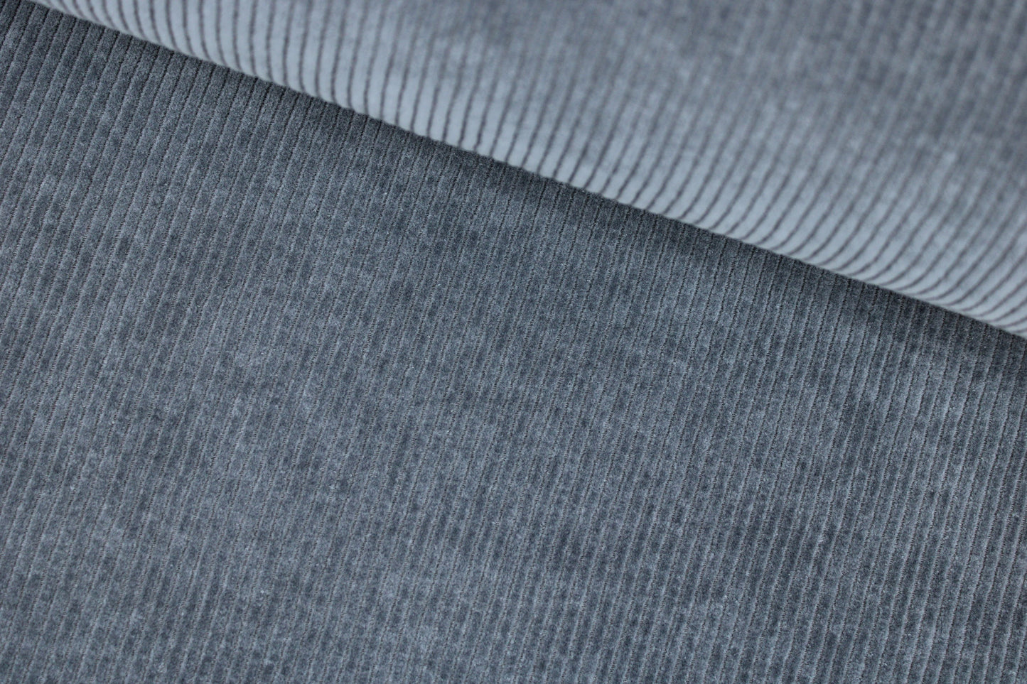 Stretchcord Juna in Jeansblau quer