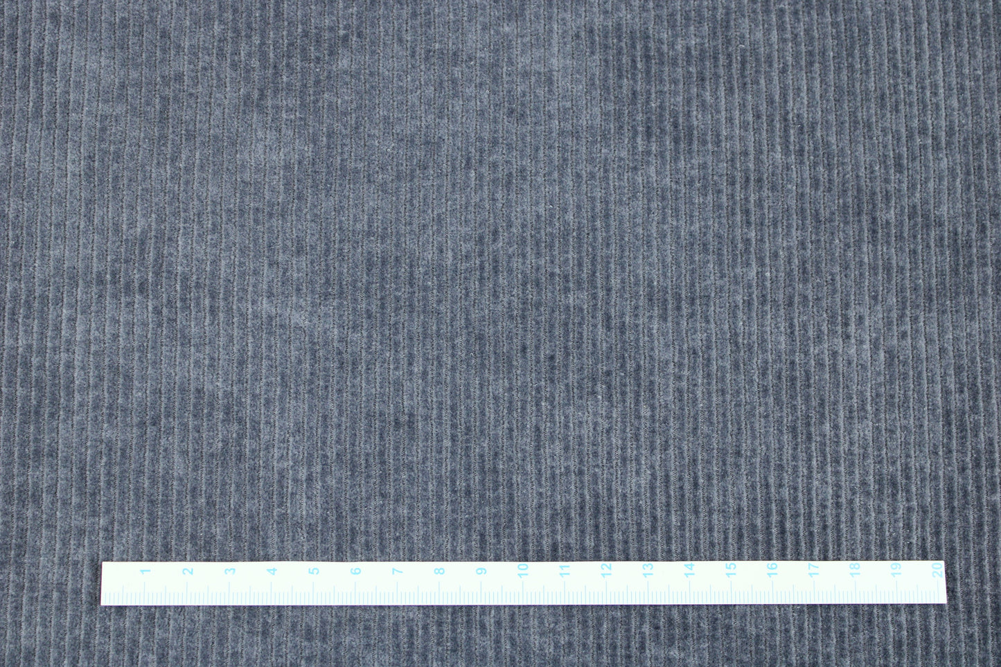 Stretchcord Juna in Jeansblau Maßstab