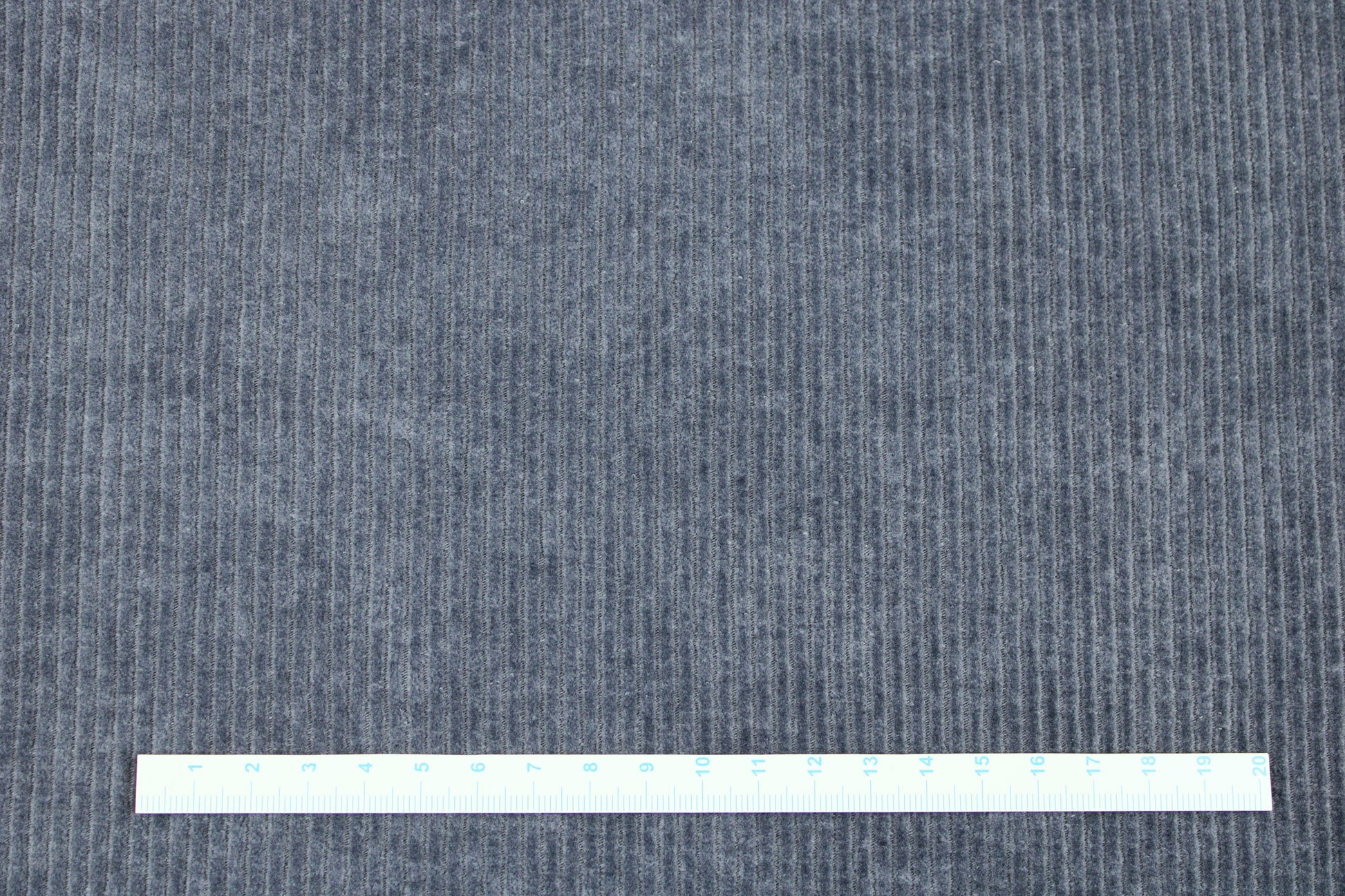 Stretchcord Juna in Jeansblau Maßstab