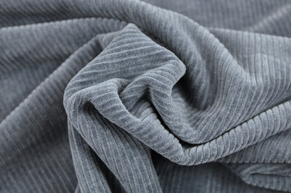 Stretchcord Juna in Jeansblau gedreht