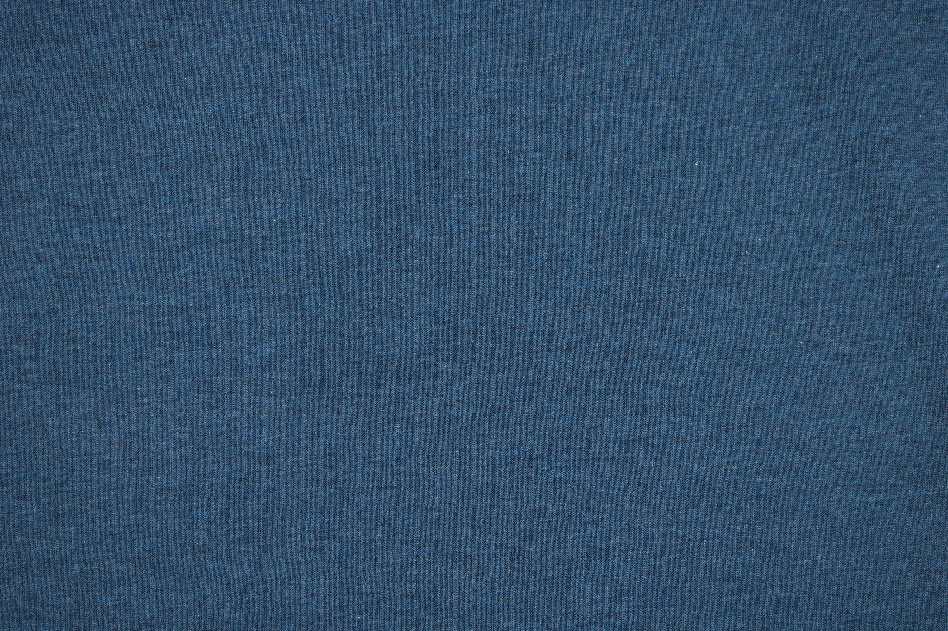 Sweatstoff Eike-Melange in Dunkelpetrol meliert Detailbild