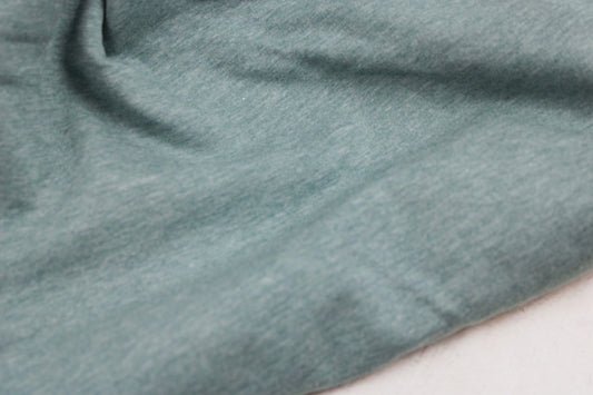 Sweatstoff Eike-Melange in Rauchblau meliert