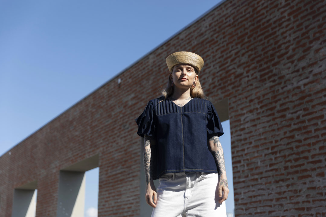 Tauko Magazin No 14 - Denim Bluse