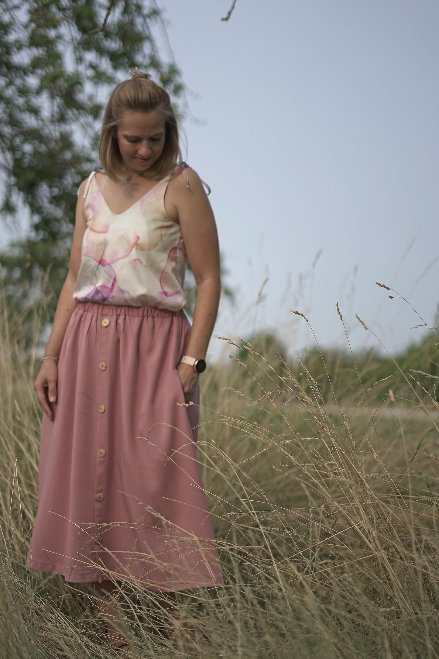 Tencel Klio uni - rose