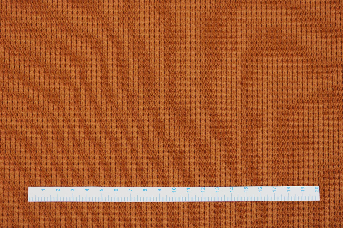 Waffelstrick Oslo in uni rost Detailbild